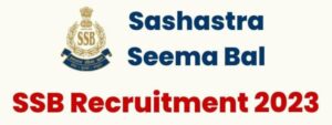 SSB ASI And SI Recruitment 2023 Apply Online